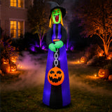 15.5FT Giant Halloween Witch Inflatable Yard Decor
