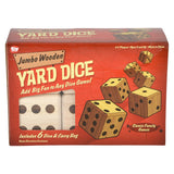 Jumbo Wooden Yard Dice 3.5" (1 Set)