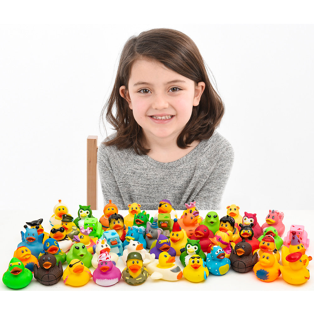 Rubber Ducky Assortment (50 Pc Bag)