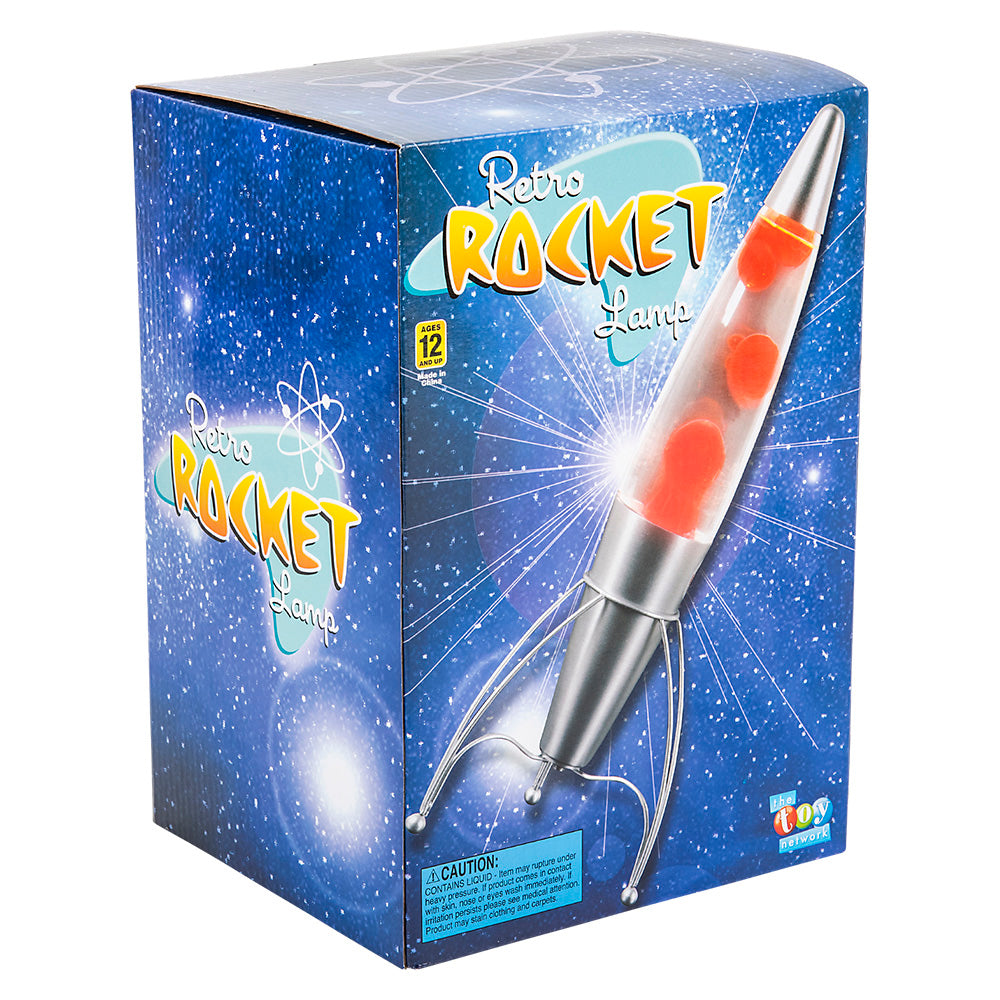 Rocket Ship Wax Motion Lamp 18"