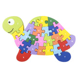Wooden Turtle Letter Puzzle