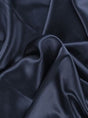 Navy Stretch Silk Satin