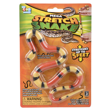 Stretch Snake Toy 22" Mega Stretch Snake