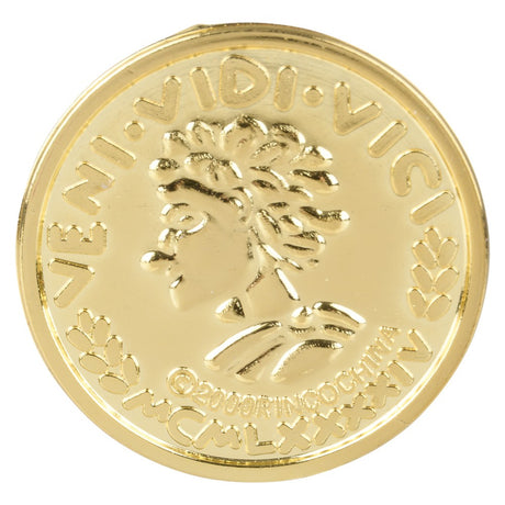 Gold Coin Plastic Coins (144 Pc Poly Bag)