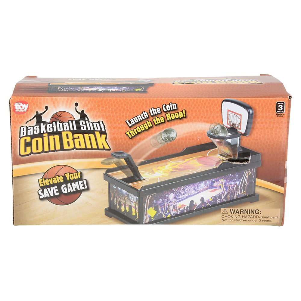Basketball Shot Coin Bank 8.5"