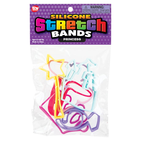 Princess Silicone Stretch Bands (144 Pc Canister)