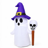 4FT White Ghost Halloween Inflatable Yard Decoration