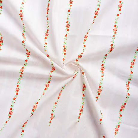 Rural Style Pure Cotton Printed Fabric for Sewing Dresses Home Wear Children's Clothing Decorative Cloth Handmade DIY Fabrics