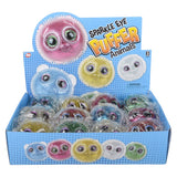 Sparkle Eye Puffer Animals (12 Pc Display)