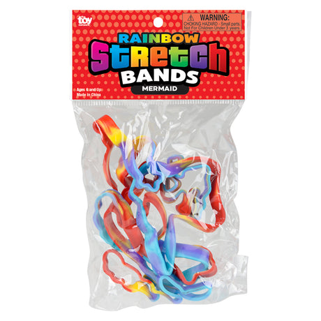 Mermaid Rainbow Silicone Stretch Bands