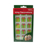 Christmas Edible Cake Decorations Candy Cupcake Topper