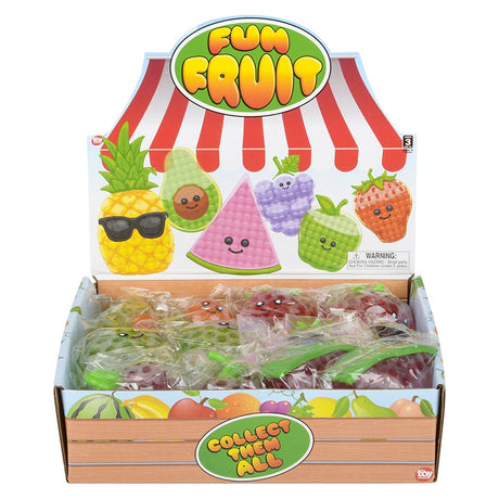 Squeezy Bead Fun Fruit (12 Pc Display)