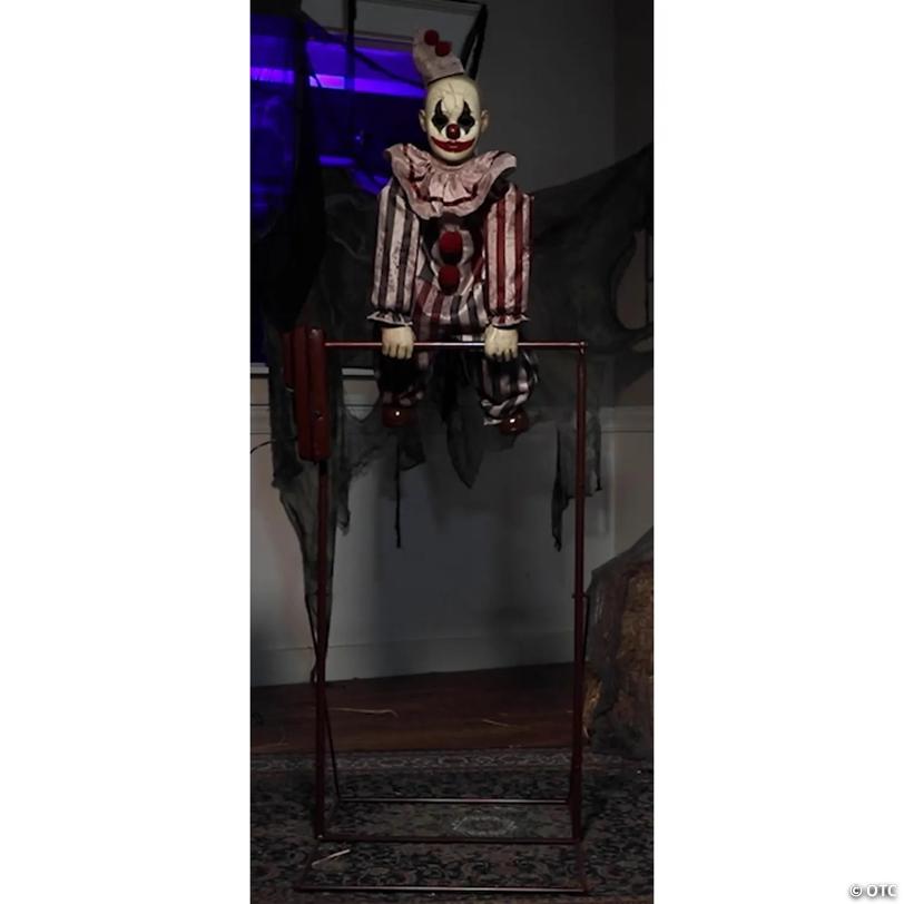 3 Ft. Animated Tumbling Clown Doll Halloween Decoration