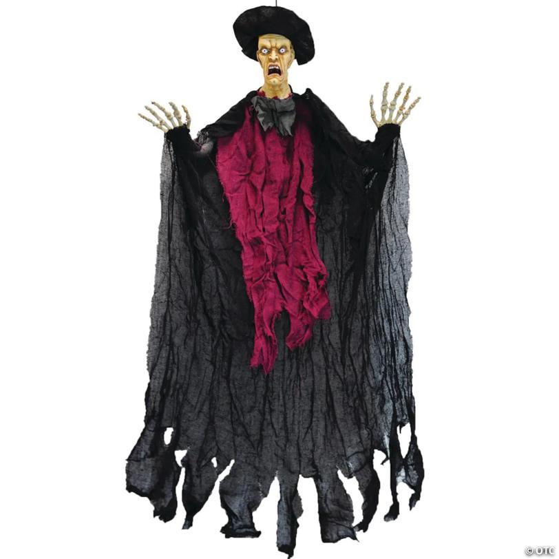 3 Ft. Hanging Bowler Man Halloween Decoration
