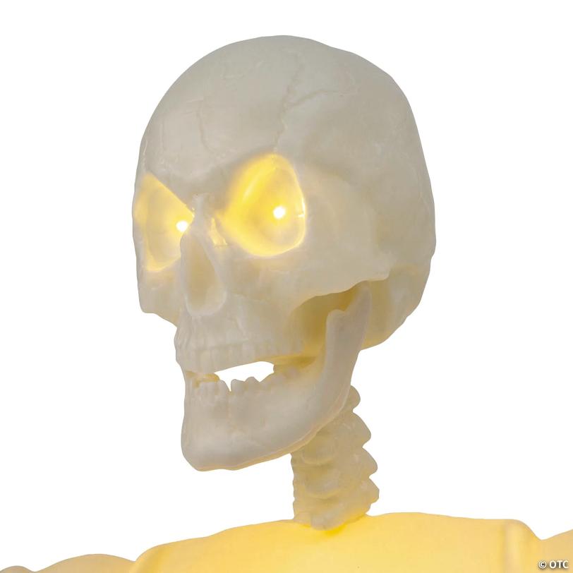 3 Ft. Light-Up Posable Skeleton Groundbreaker Halloween Decoration