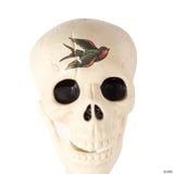 3 Ft. Posable Skeleton with Tattoos Halloween Decoration