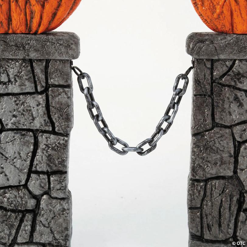 3 Ft. x 4 Ft. Pumpkin Fence Halloween Decoration