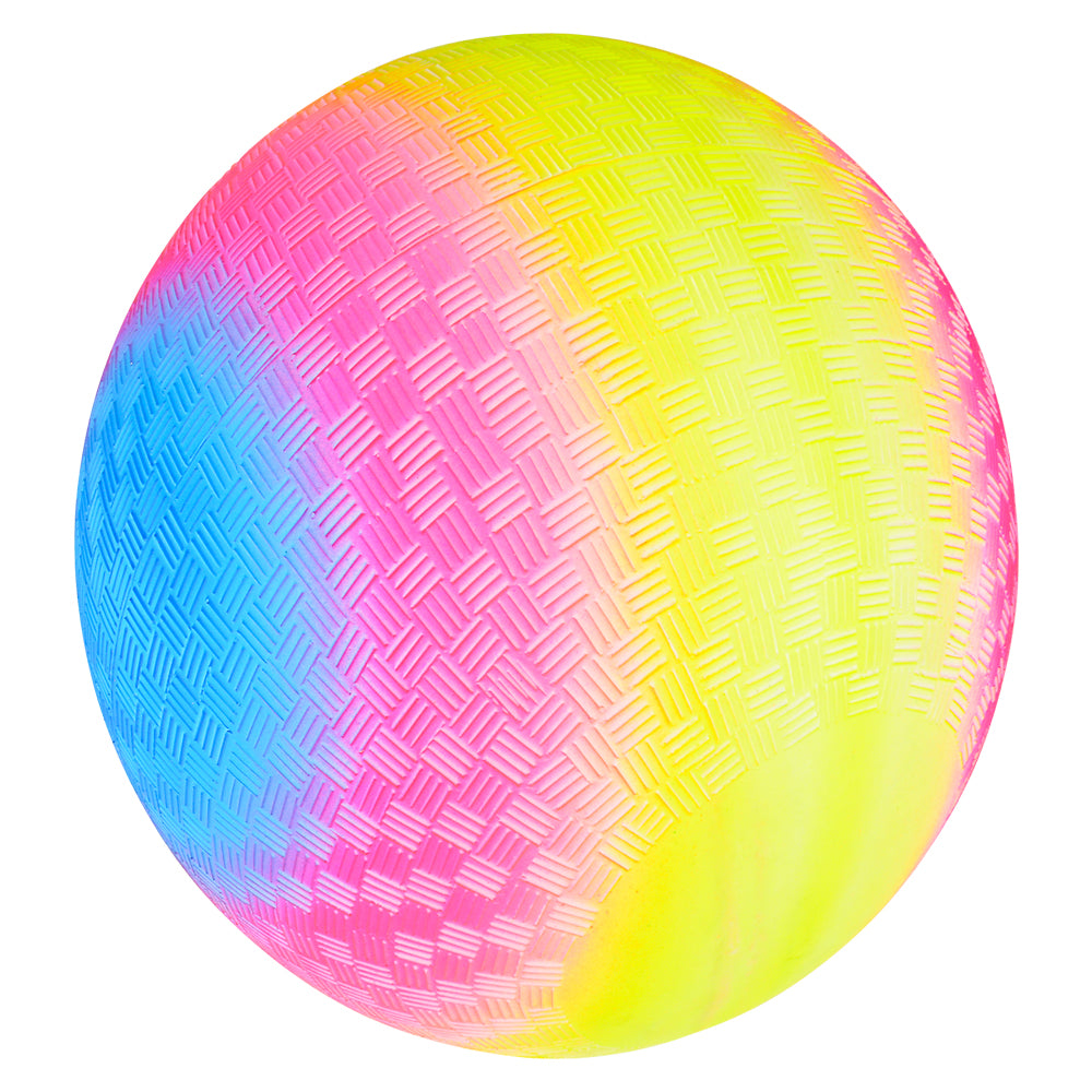 Rainbow Playground Ball 9"