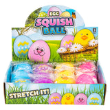 Gummi Easter Egg Squeeze Toy (12 Pc Display)