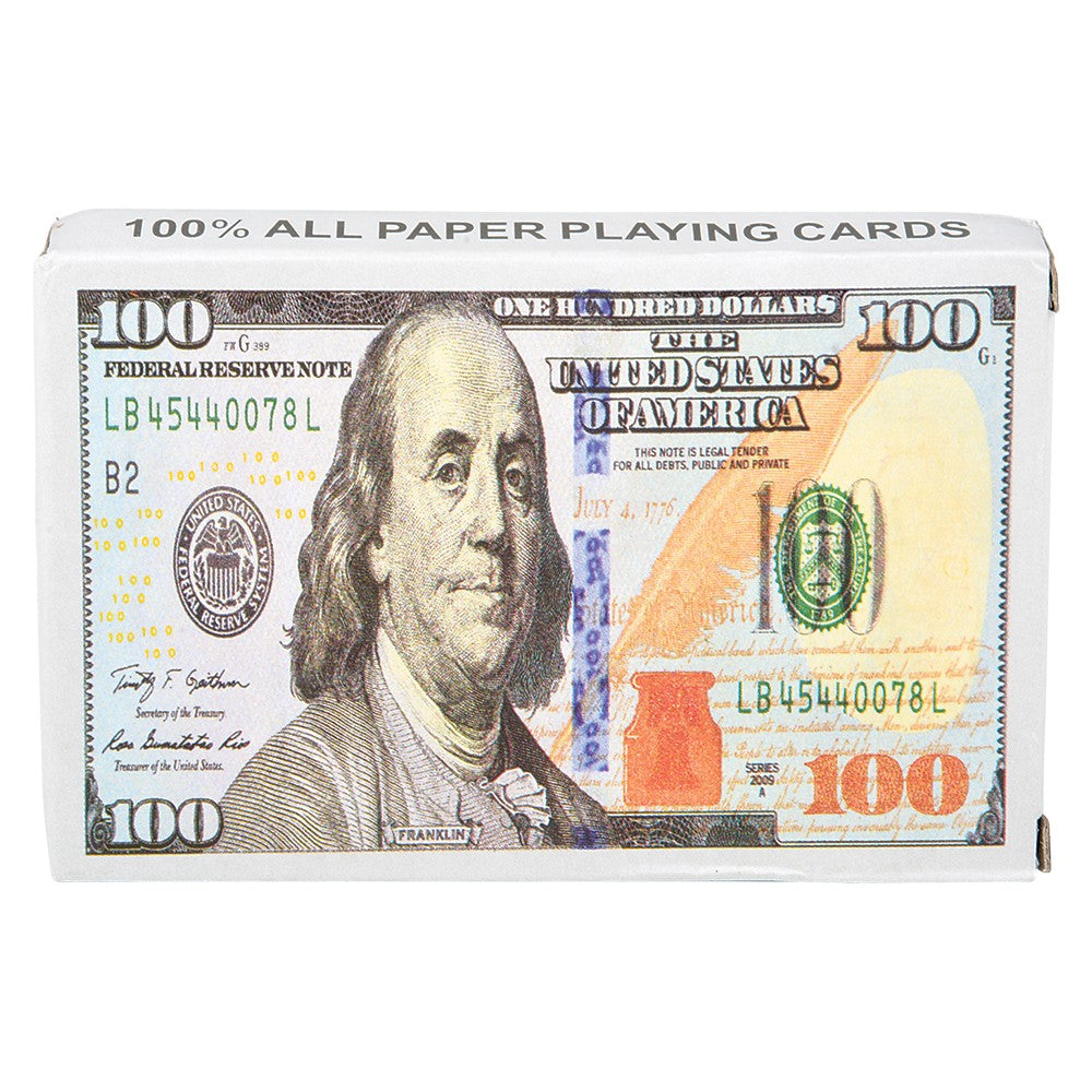 $100 Bill Playing Cards (1 DZ)