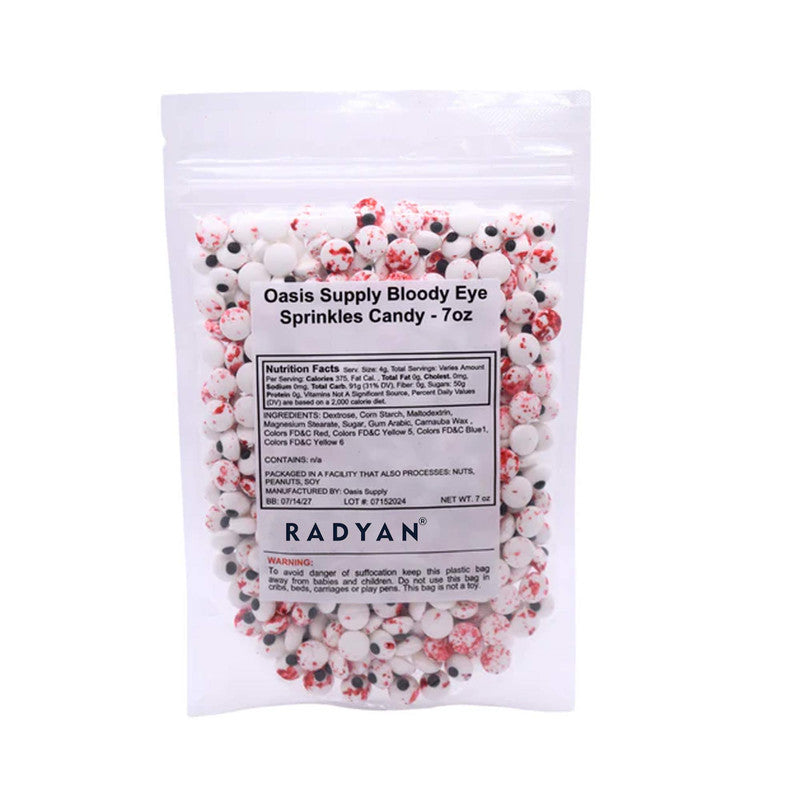 Halloween Cake Decorating Cupcake Sprinkles Quins Edible 200g - 7-ounce pouch