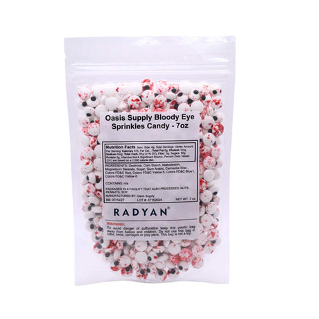 Halloween Cake Decorating Cupcake Sprinkles Quins Edible 200g - 7-ounce pouch