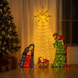 66" LED Lighted Nativity Scene Christmas Decoration