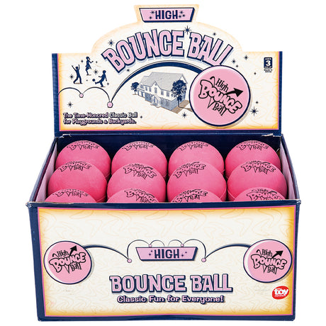 Pink High Bounce Ball (24 Pc Display)