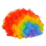 Rainbow Clown Wig