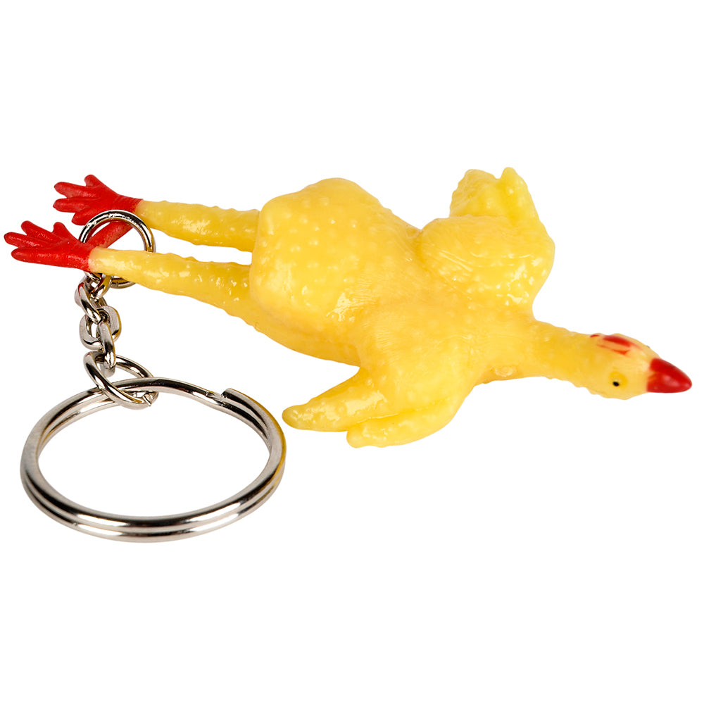 Rubber Chicken Keychain (1 DZ)