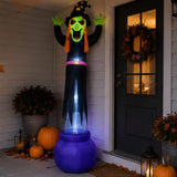 12FT Halloween Floating Witch Inflatable Yard Decor