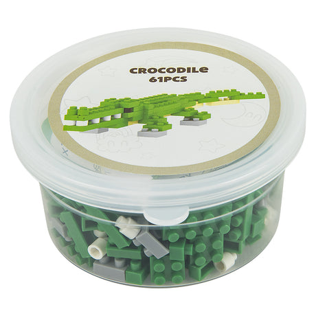 Mini Blocks Crocodile 3D Figure