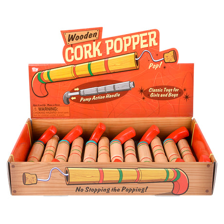Wooden Pop Gun 8" (1 DZ)