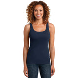 District Made® Ladies Mini Rib Racerback Tank