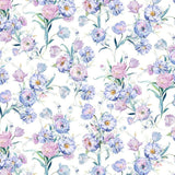 Minky Cuddle Fabric Digital Iris Poppy Lane