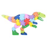 Wooden T-Rex Letter Puzzle (1 PC)
