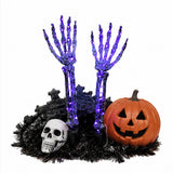 1 Pair Purple LED Ghost Hands Halloween Decoration