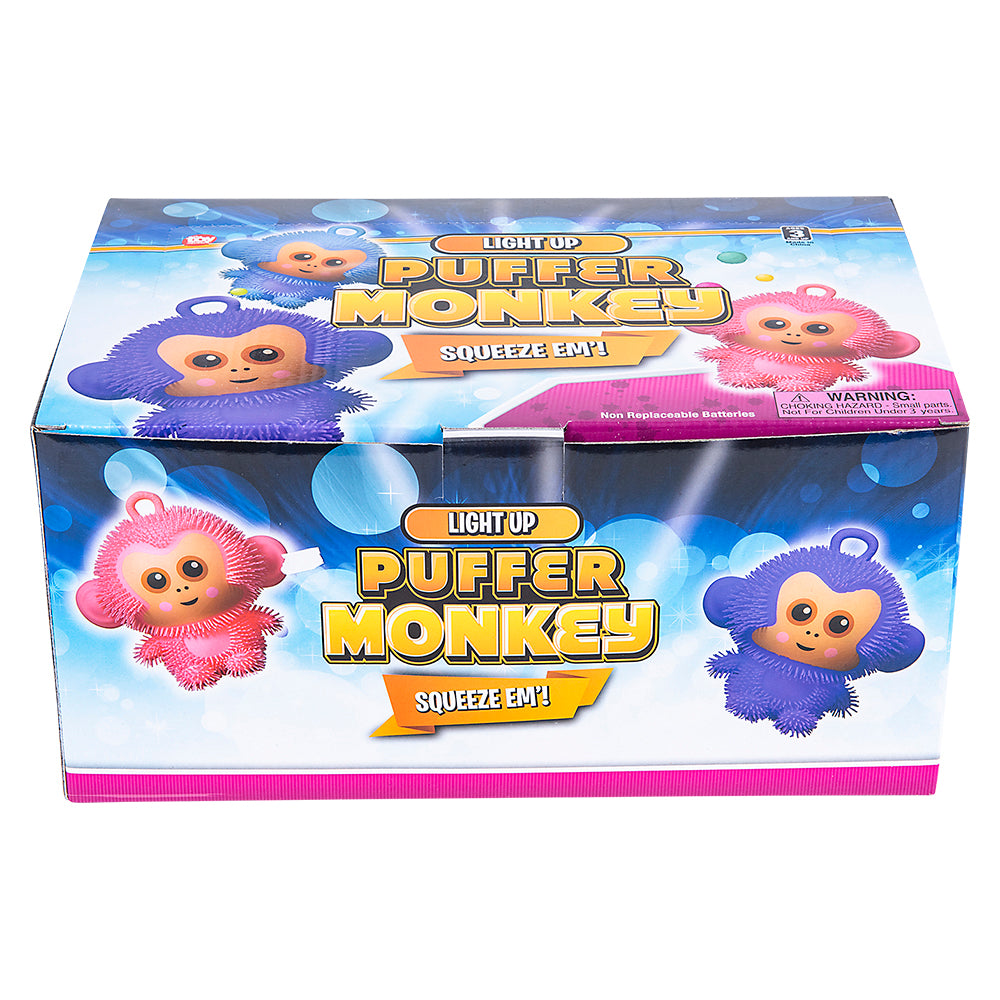 Light-Up Puffer Monkey (6 Pc Display)