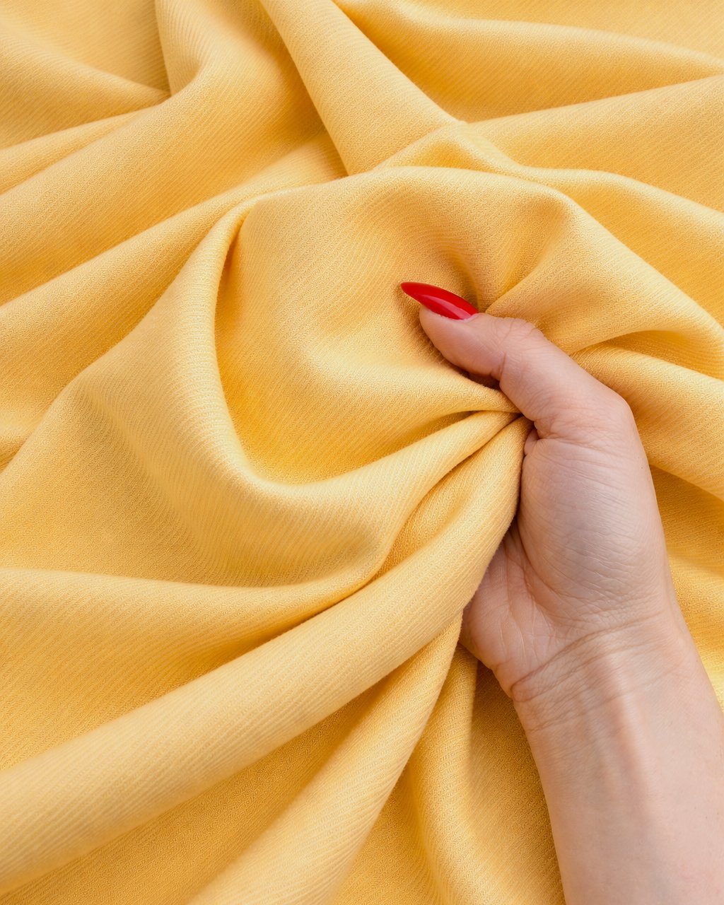 Stretch Twill Denim Look Banana Yellow