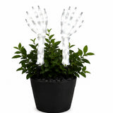 Cool White Light Ghost Hands Halloween Decor 1 Pair Set