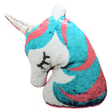 Plush Flip Sequin Unicorn Pillow (1 PC)