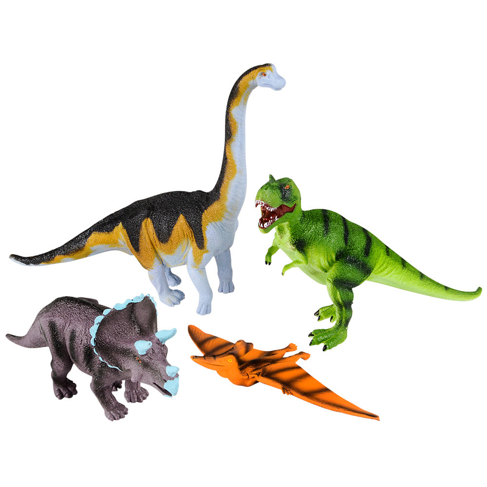 Dinosaur Playset 4 PC Set