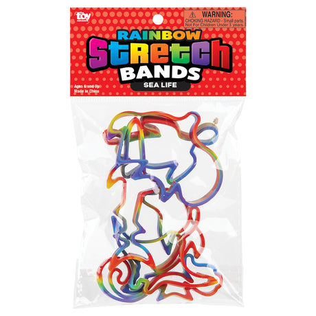 Sea Life Rainbow Silicone Stretch Bands (1 CNS)