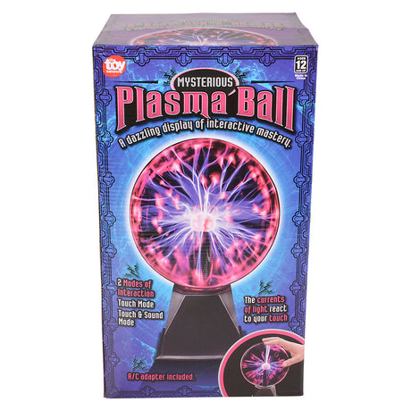 Plasma Ball Lamp 8" Red