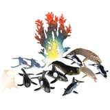 Dolphin And Whale Mesh Bag Play Set (12 Pc)