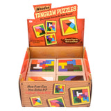 Wooden Tangram Puzzles (24 Pc Display)