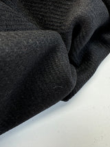 Wool Blend Tweed Black
