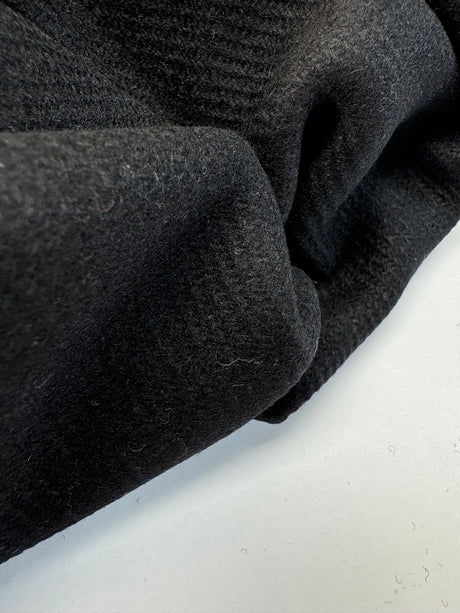 Wool Blend Tweed Black