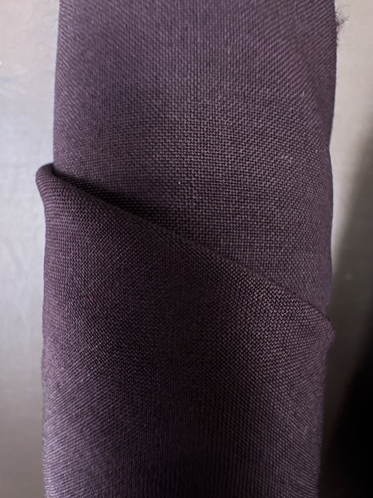 Wool Blend Tweed Checked Red Purple Blue