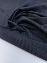 Blue Jacquard Blend Fabric